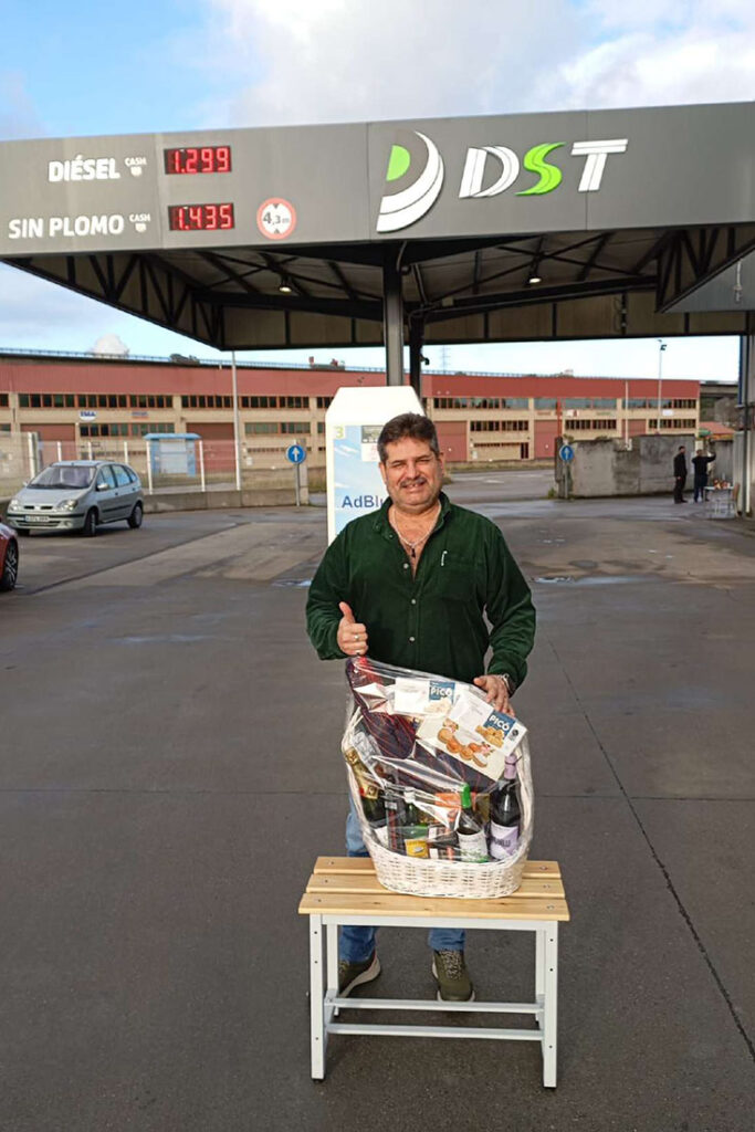 CESTA DE ESTACIÓN DE SERVICIO DST GIJÓN 2024